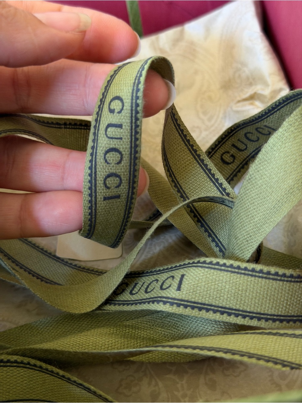 Gucci Light Green Patterned Box - Picture 7 of 11